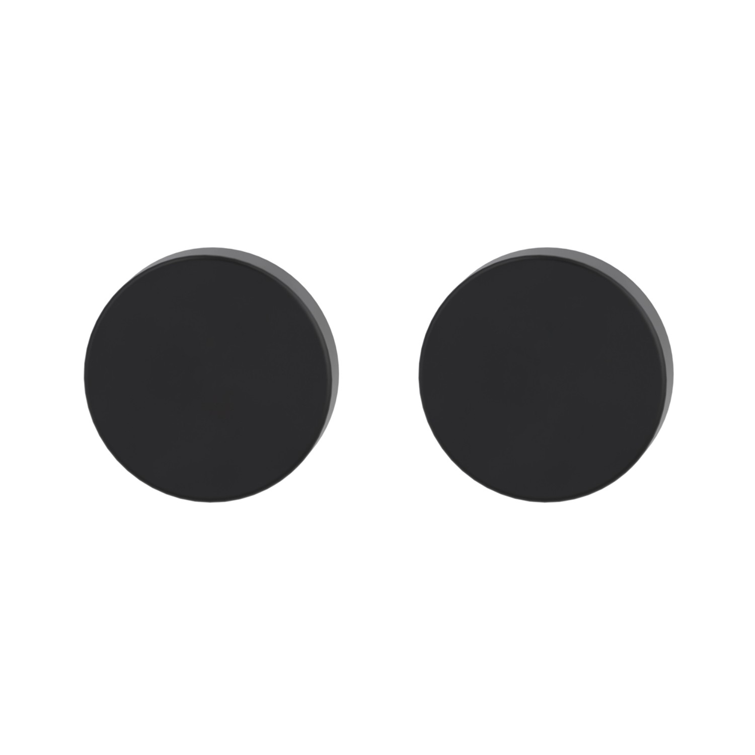 Novadoors Blind-Rosettenpaar Schwarz