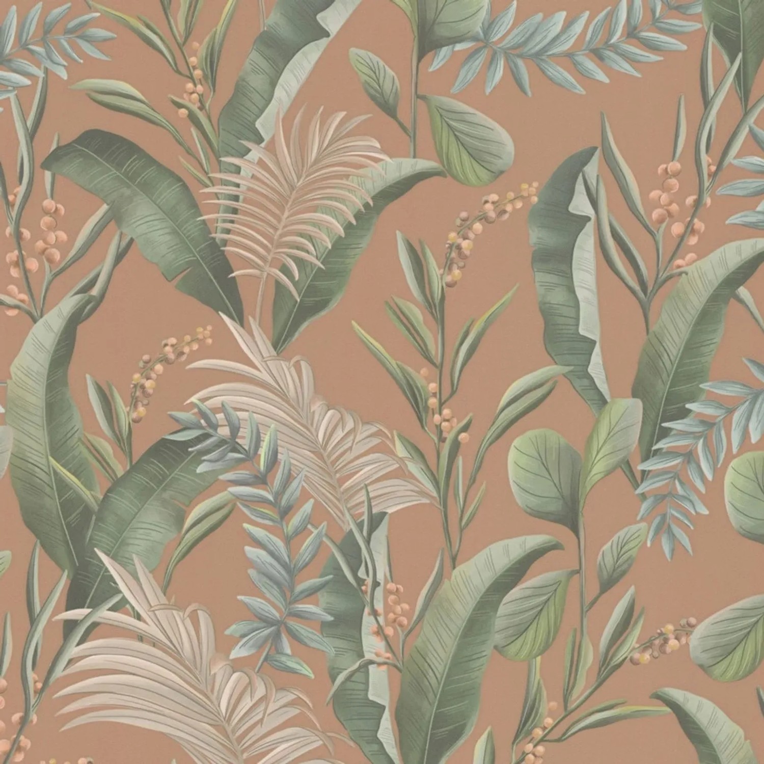 Tadessi Tapete Floral M1-No.4524 Vliestapete in Rot
