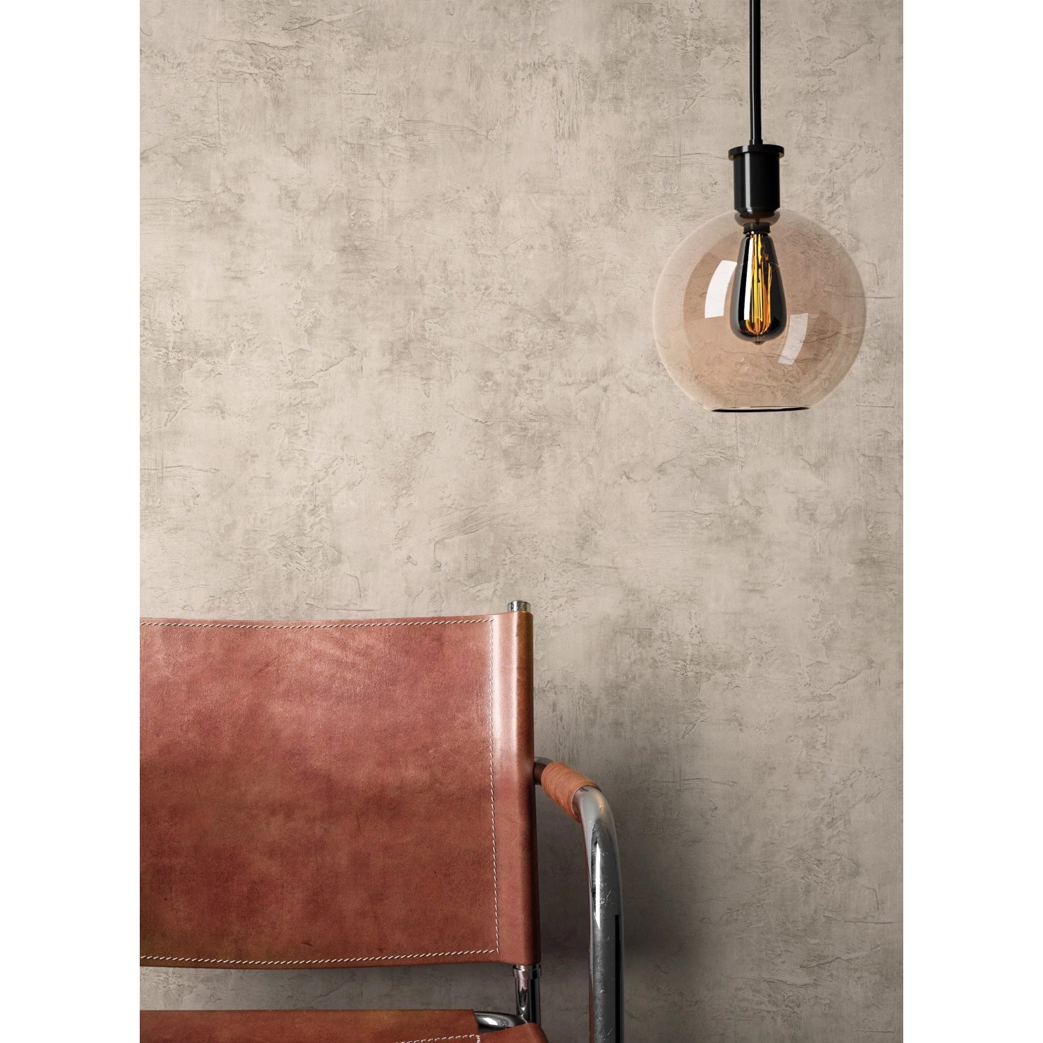 Newroom Vliestapete Milya Cool Brown Beton Modern FSC®_3