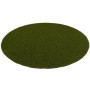 Runder, grüner Kunstrasen-Teppich Chelsea, 133x133cm. Ideal für Balkon und Terrasse.