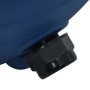 Detailaufnahme: Blauer vidaXL Pool-Sandfilter (300 mm) mit schwarzem 4-Wege-Ventil.