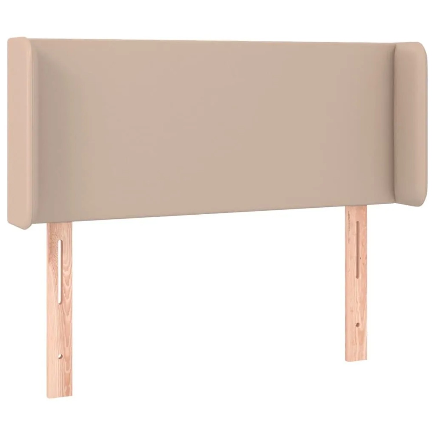 vidaXL Kopfteil mit Ohren Cappuccino-Braun 83x16x78/88 cm Kunstleder 3118565