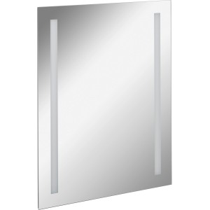 Fackelmann Spiegelelement Linear 60 cm mit seitlicher LED Ambientebeleuchtung.