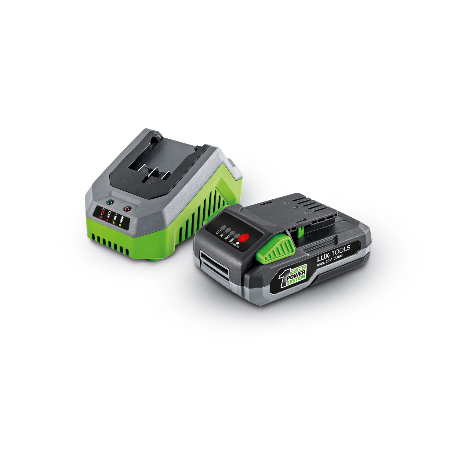 LUX Akku und Ladegerät für Grasscheren-Set 1 Power System.