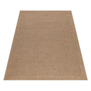 Beiger Ayyildiz Outdoor-Teppich Dhaka, 160x230 cm, im Vintage-Design für Balkon und Terrasse.