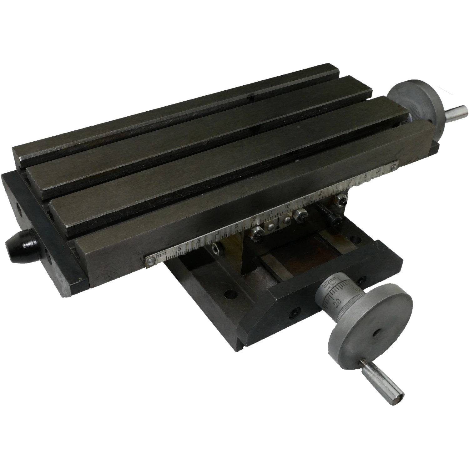 Rotwerk Kreuztisch KFT130, 13 cm für präzise Fräs- und Bohrarbeiten.