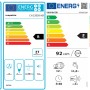 Energieeffizienzlabel für Respekta Küchengeräte: Herd A, Dunstabzugshaube B, Geschirrspüler E, Kühlschrank E.