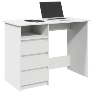 vidaXL Schreibtisch Weiß 102x50x75 cm Holzwerkstoff 860463
