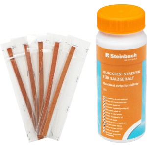 Steinbach Quickteststreifen zur Salzgehalt-Analyse für Pool und Whirlpool.