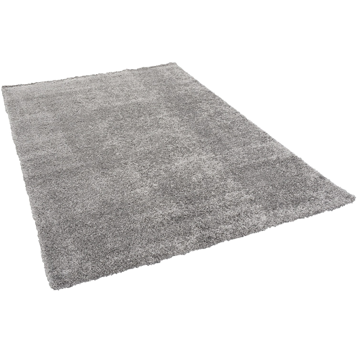 Pergamon Hochflor Langflor Teppich Aloha Grau 60x110cm günstig online kaufen
