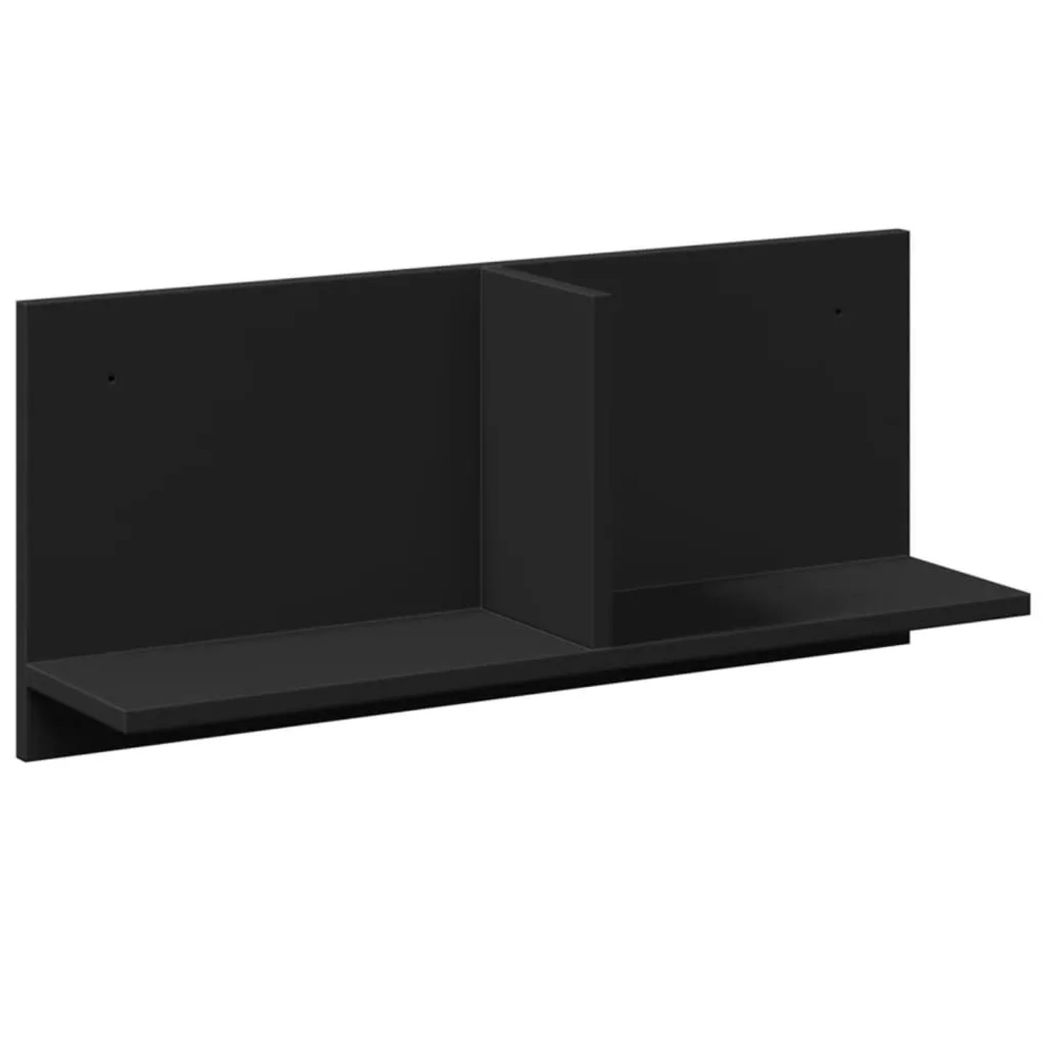 vidaXL Wandschrank 70x16,5x30 cm Schwarz Holzwerkstoff 854851