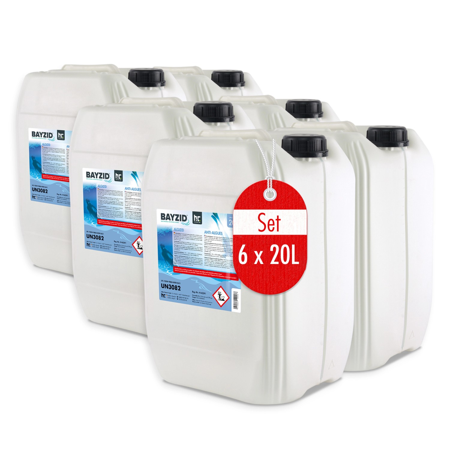 Bayzid Algizid Algenverhütung 6 x 20l