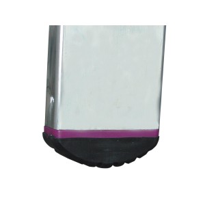 Krause Fußstopfen für Sprossen-Leiter, violett, 61,5 mm, Detailaufnahme.