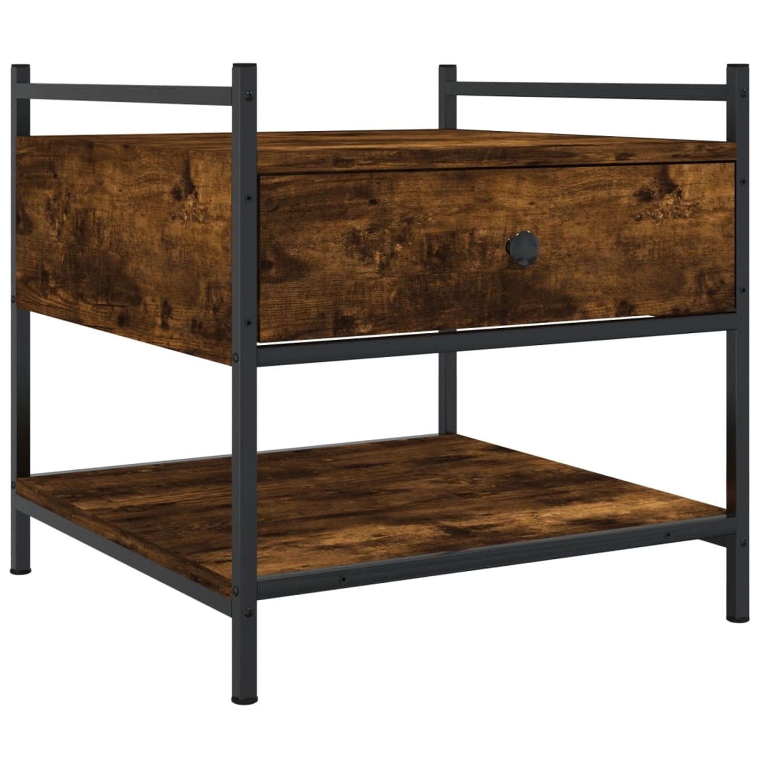 vidaXL Couchtisch Räuchereiche 50x50x50 cm Holzwerkstoff 833967 günstig online kaufen