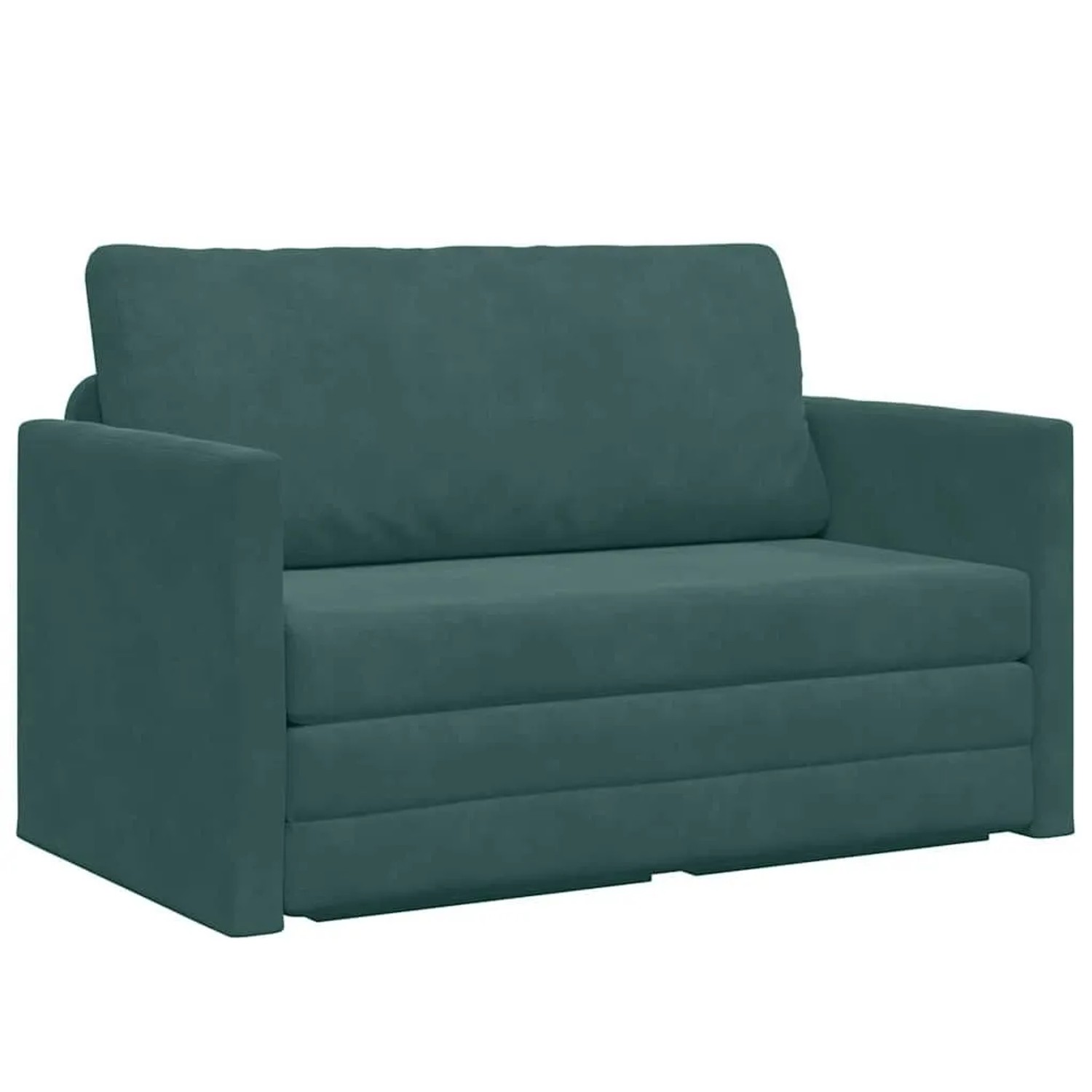 vidaXL Schlafsofa 110cm Dunkelgrün Samt 4106704