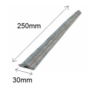 Green-Split Erdanker Metall 25 cm X 3 cm Silber 10er Set