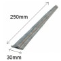 Green-Split Erdanker Metall 25 cm X 3 cm Silber 10er Set_3