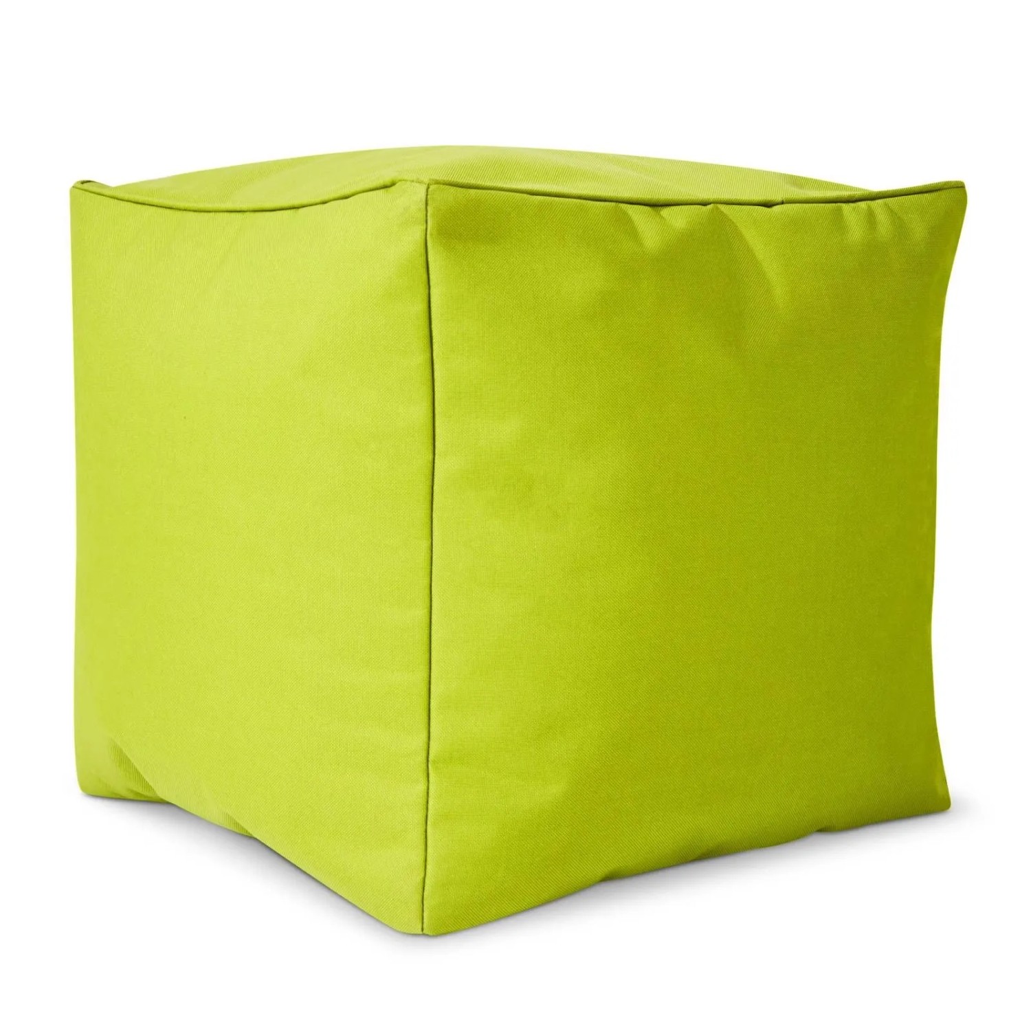 Green Bean Sitzhocker Cube 40 x 40 x 40 cm Wetterfest Waschbarer Bezug Hellgrün