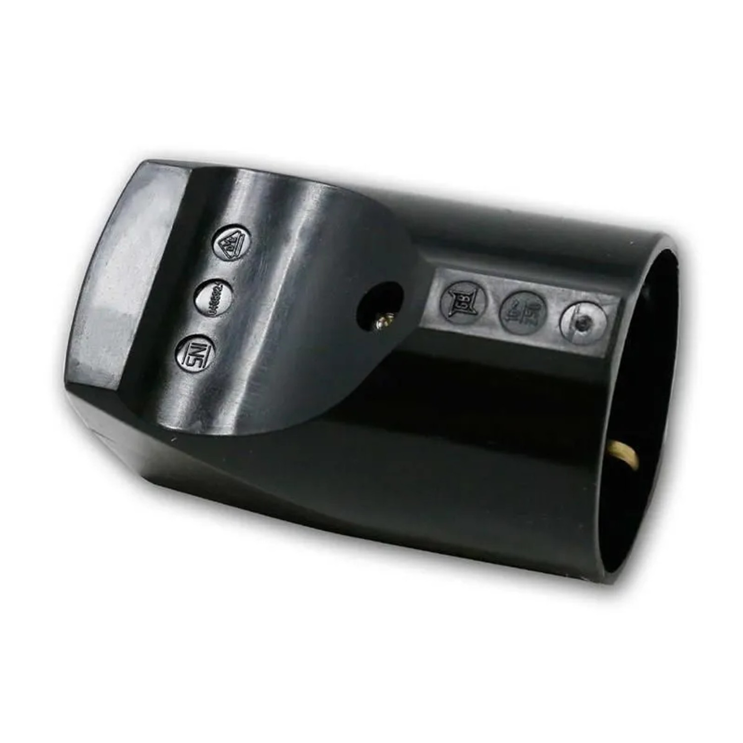 world-trading-net Standard Kupplung Schwarz Schutzkontakt 250V 16A