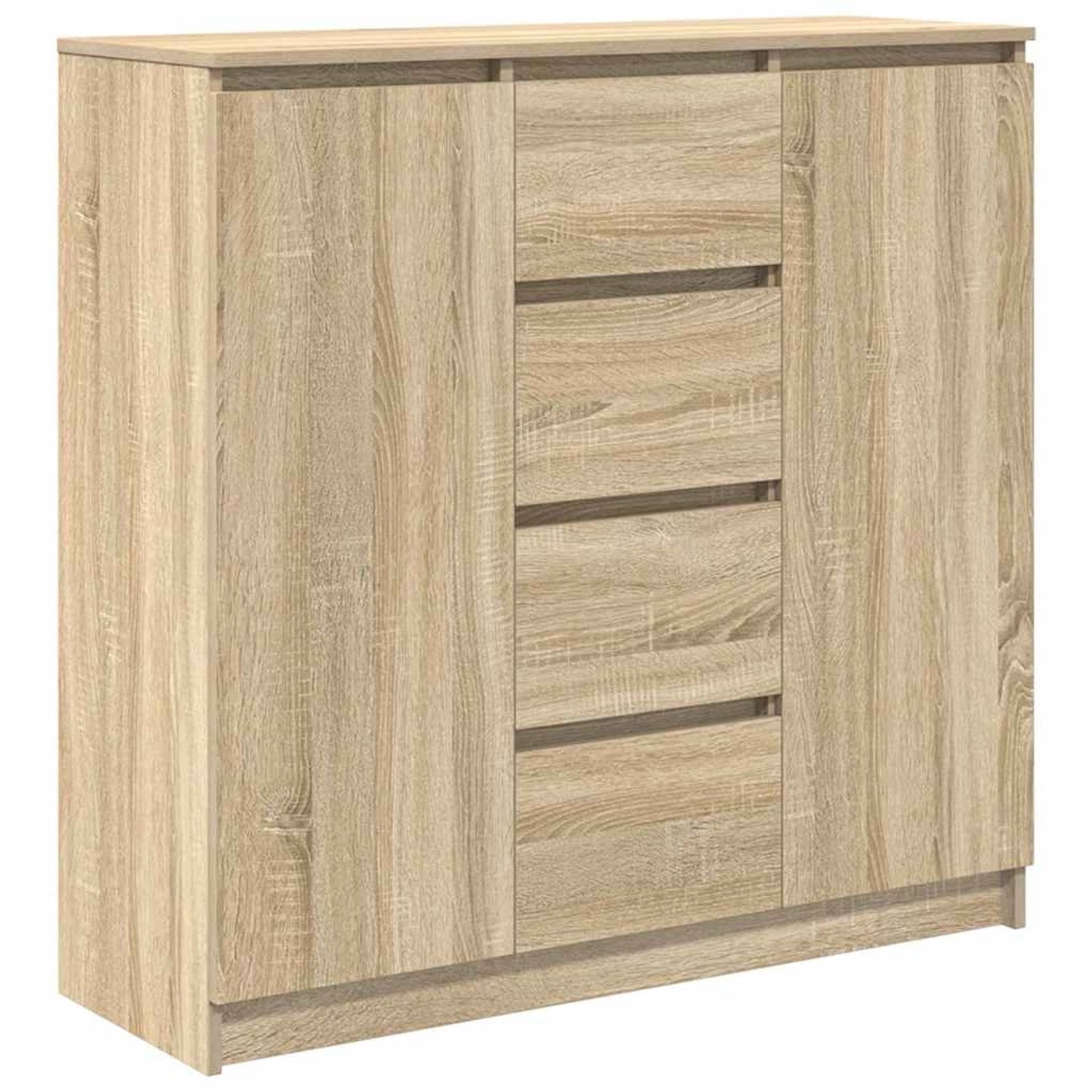 vidaXL Sideboard mit Schubladen Sonoma-Eiche 100,5x35x98,5 cm 3328455 günstig online kaufen
