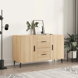 vidaXL Sideboard Sonoma-Eiche 100x36x60 cm Holzwerkstoff 828191