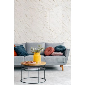 Wandpaneel Element 3D Optik Marble Calacatta von Grosfillex im Wohnraum.