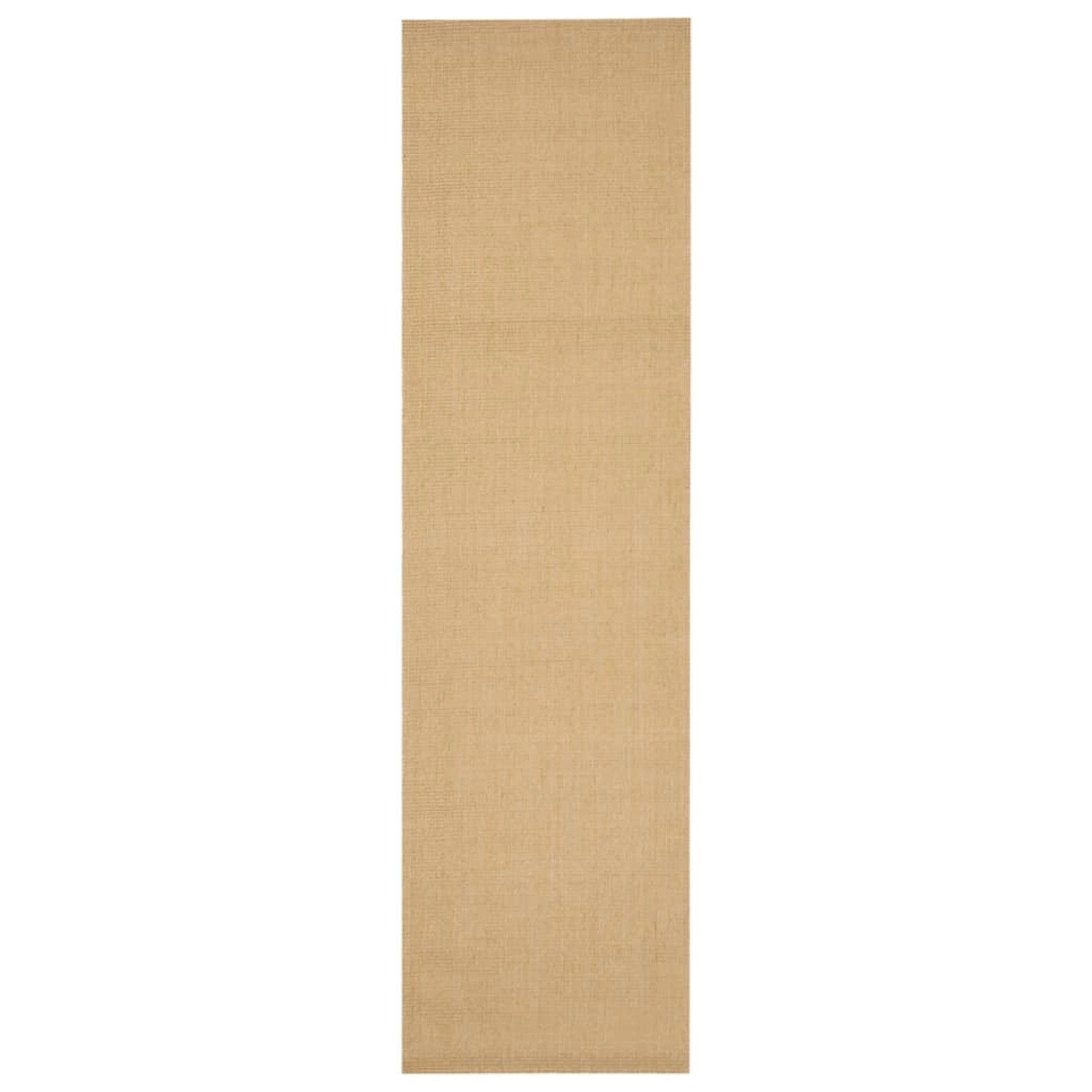 Vidaxl Teppich Natur Sisal 80x300 Cm günstig online kaufen