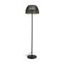 Schwarze Lucande LED Außenleuchte Heribio, 153cm hoch, Metall, spritzwassergeschützt.