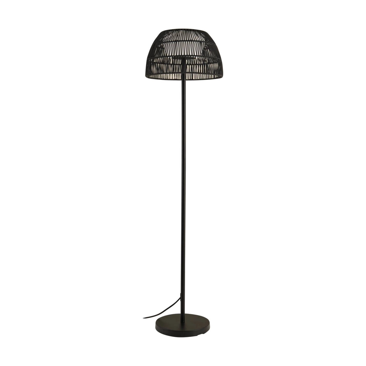 Lucande LED Heribio 10019750 Spritzwassergeschützt Modern in Schwarz aus Metall 1-flammig