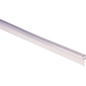 Ersatzdichtung für Bristol Runddusche 80/90, transparentes Dichtungsprofil.