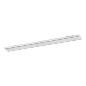 Silberne Eglo LED-Unterbauleuchte Benasco, 37 cm, mit Bewegungssensor und magnetischer Halterung für Schränke.