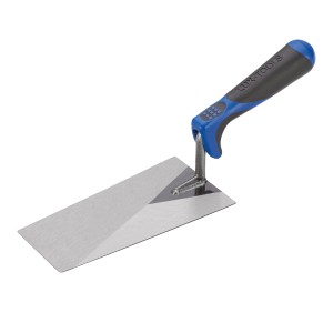 LUX Berner Putzkelle 160 mm mit 2-Komponenten-Griff für Maurer- und Ausbesserungsarbeiten.