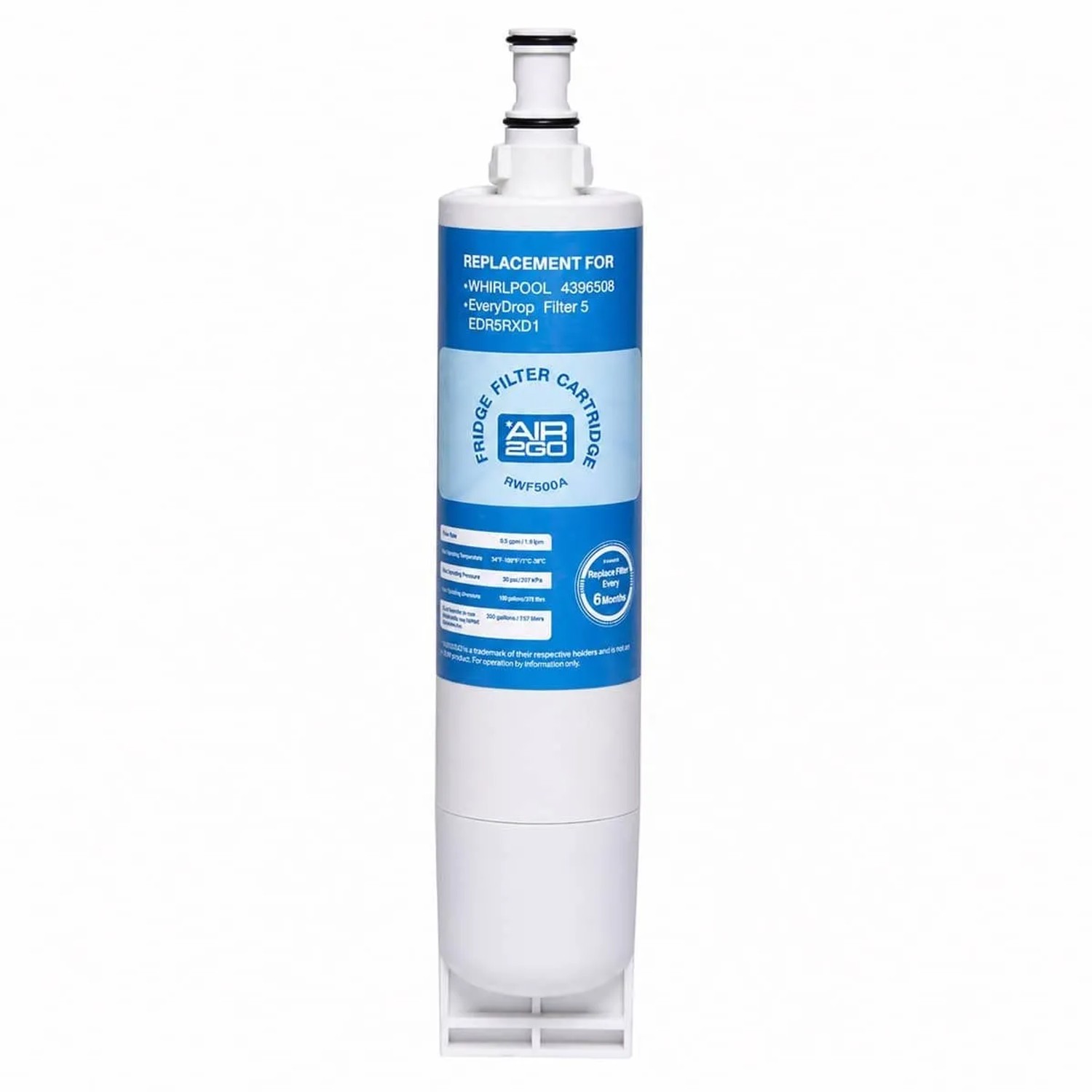 AIR2GO Wasserfilter für Whirlpool SBS002 und SBS200