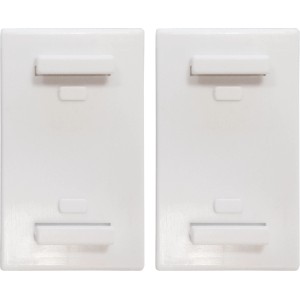 Klebebefestigung für Rollos, 2 weiße Pads zur einfachen Montage ohne Bohren.