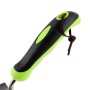 Galaflor Blumenkelle: Ergonomischer, schwarz-grüner Kunststoffgriff mit Gummierung und Aufhängeloch.
