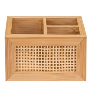 Wenko Badbox Allegre mit 3 Fächern Braun FSC®