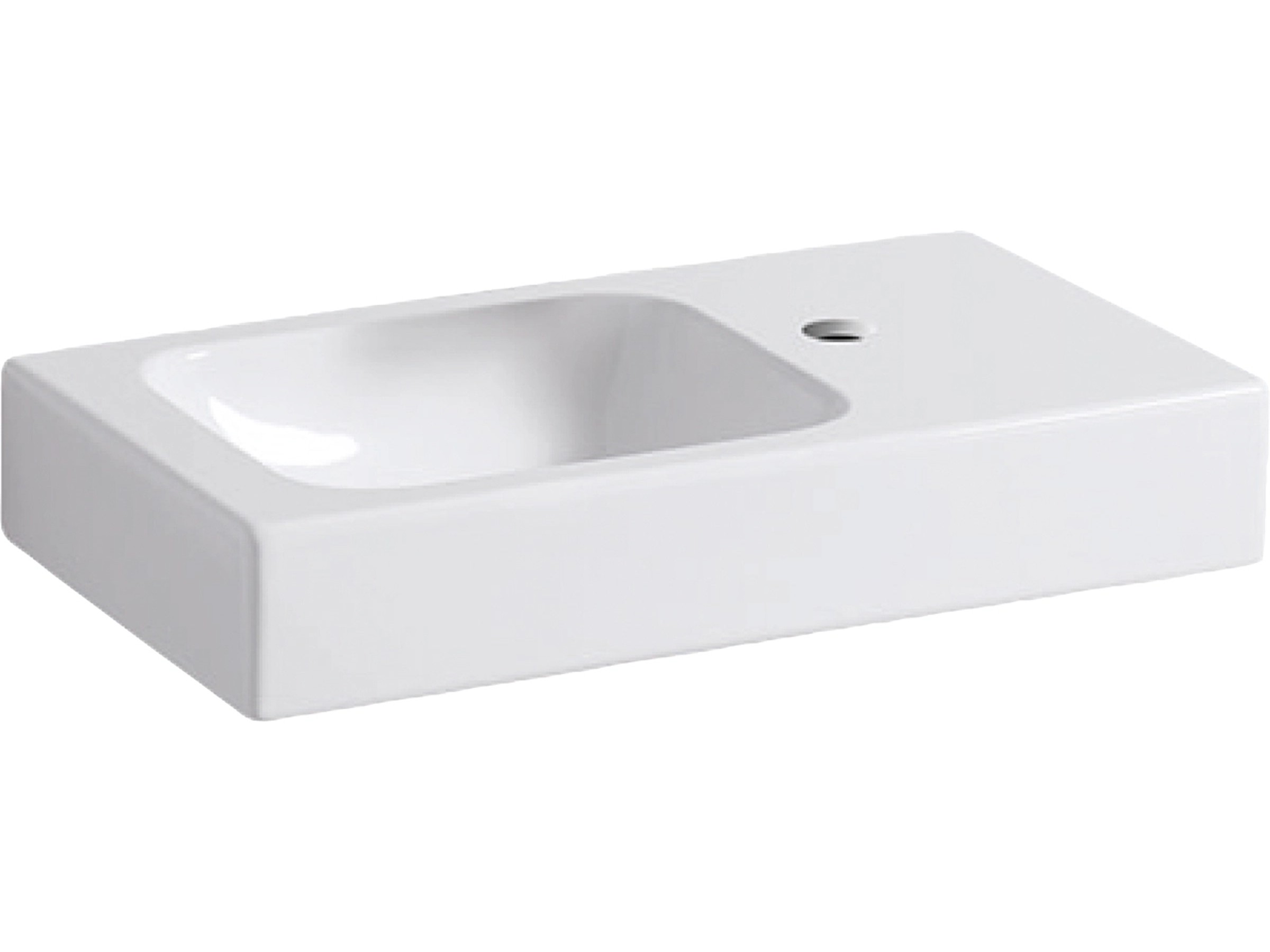 Geberit Handwaschbecken iCon 53 cm Hahnloch rechts KeraTect kaufen 
