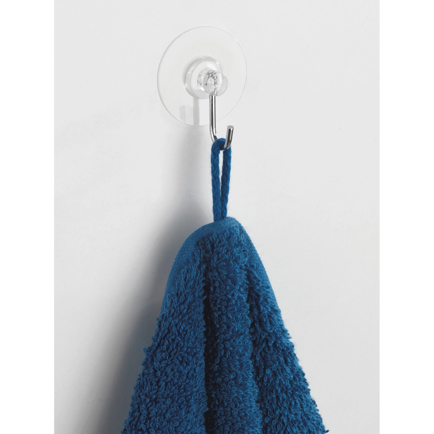 Wenko Static-Loc Nickelhaken rund  4er Set Kunststoff (PET), 3.8 x 2.1 x 3.8 cm