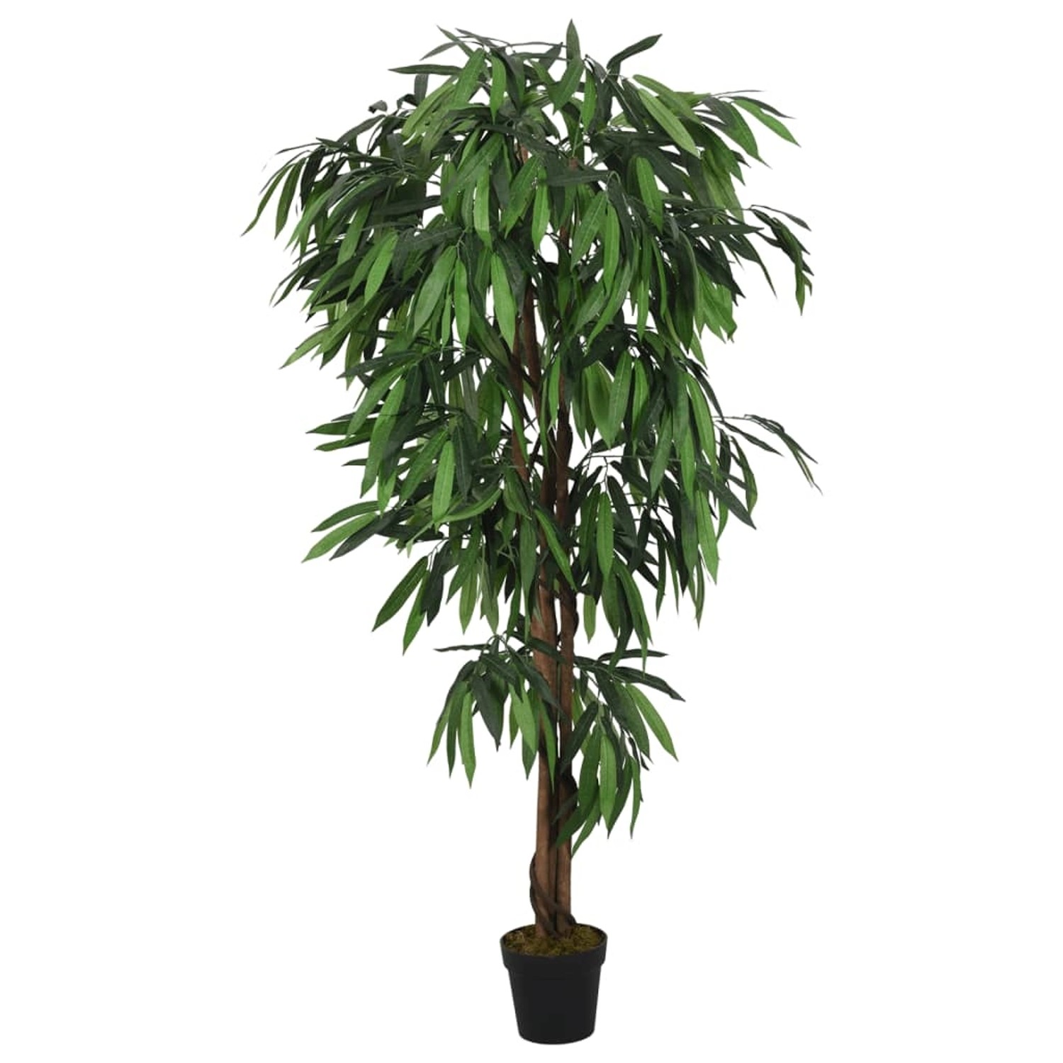 furnicato Mangobaum Künstlich 900 Blätter 180 cm Grün günstig online kaufen