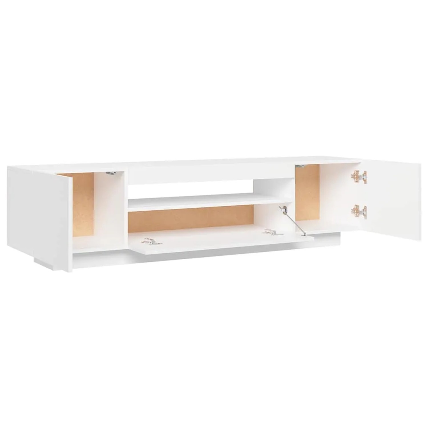 vidaXL TV-Schrank mit LED-Leuchten Weiß 160x35x40 cm 804427_9
