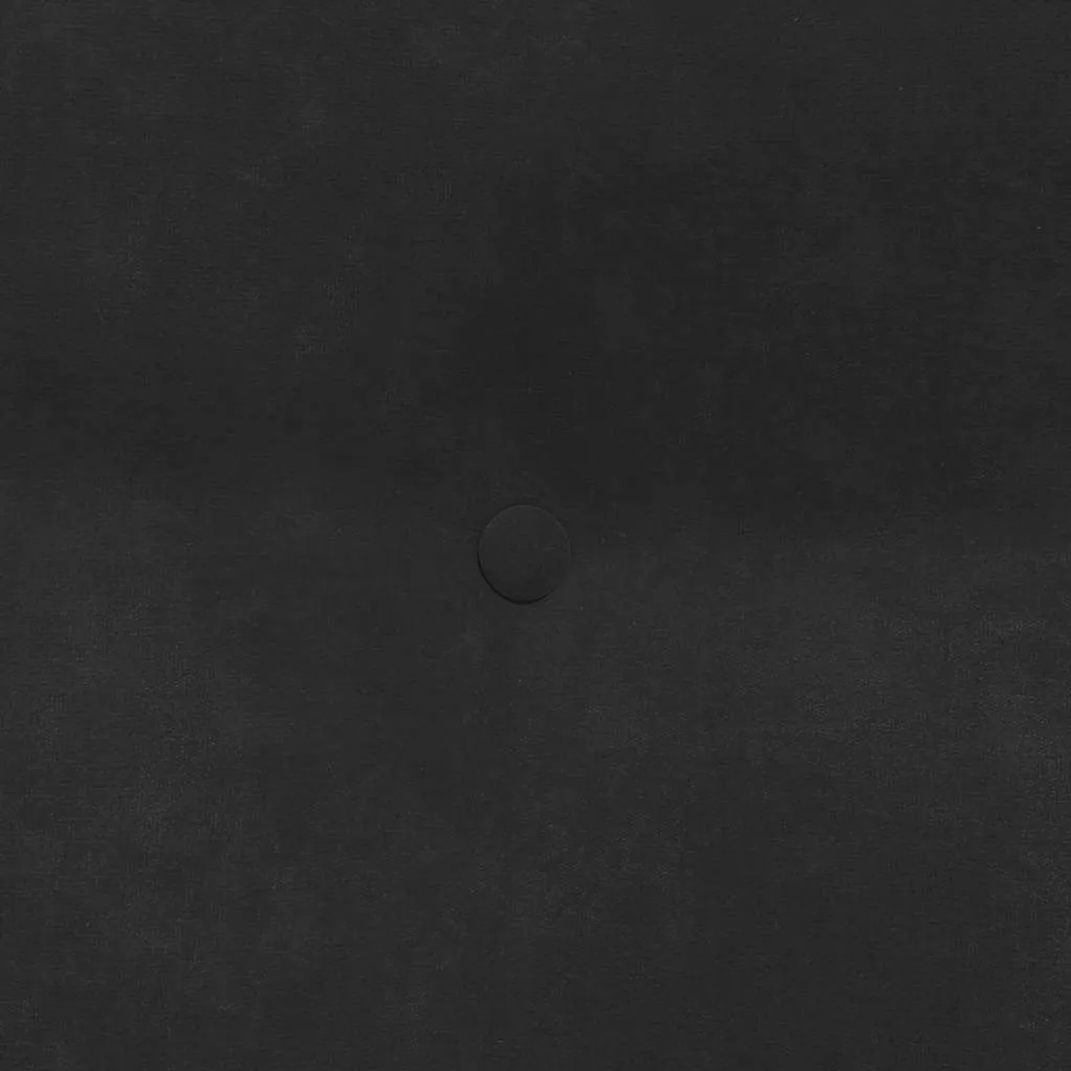 Schwarzes vidaXL Rückenkissen aus Samt, 45x24x50 cm, mit Knopf