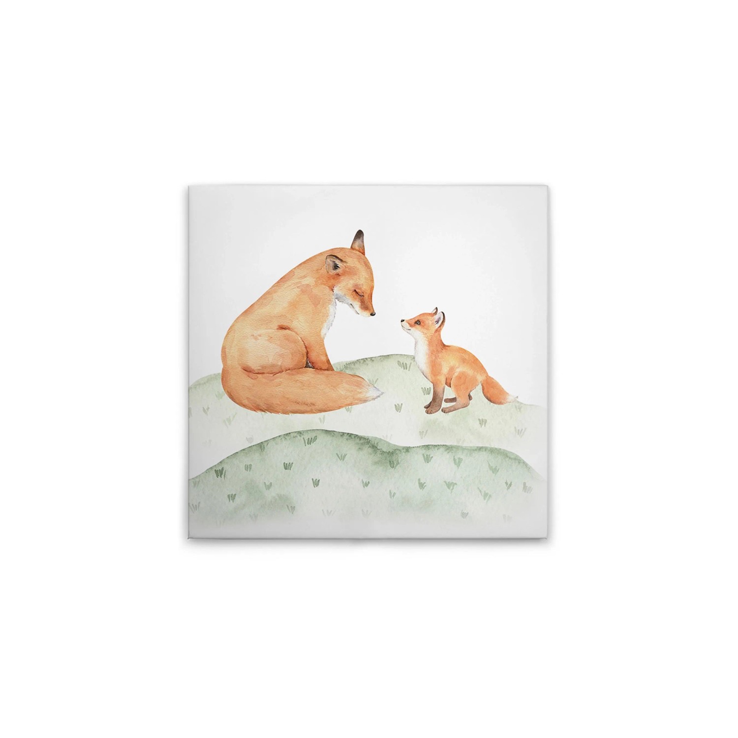 Tadessi Leinwandbild - M1-No.50616 - Waldtiere - 40 x 40 cm - Quadratisch