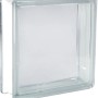 Klarer BM Glasstein Vollsicht, 19x9x8 cm, für den Innenausbau. Lichtdurchlässiger Baustein.