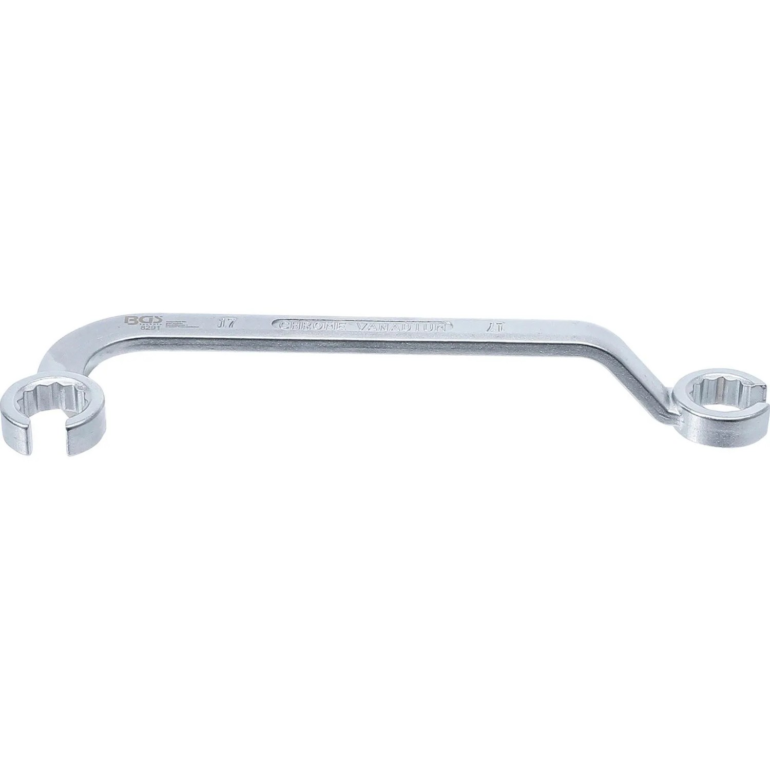BGS Doppel Ringschlüssel Offen Für Diesel Einspritzleitungen SW 17 Mm 8291