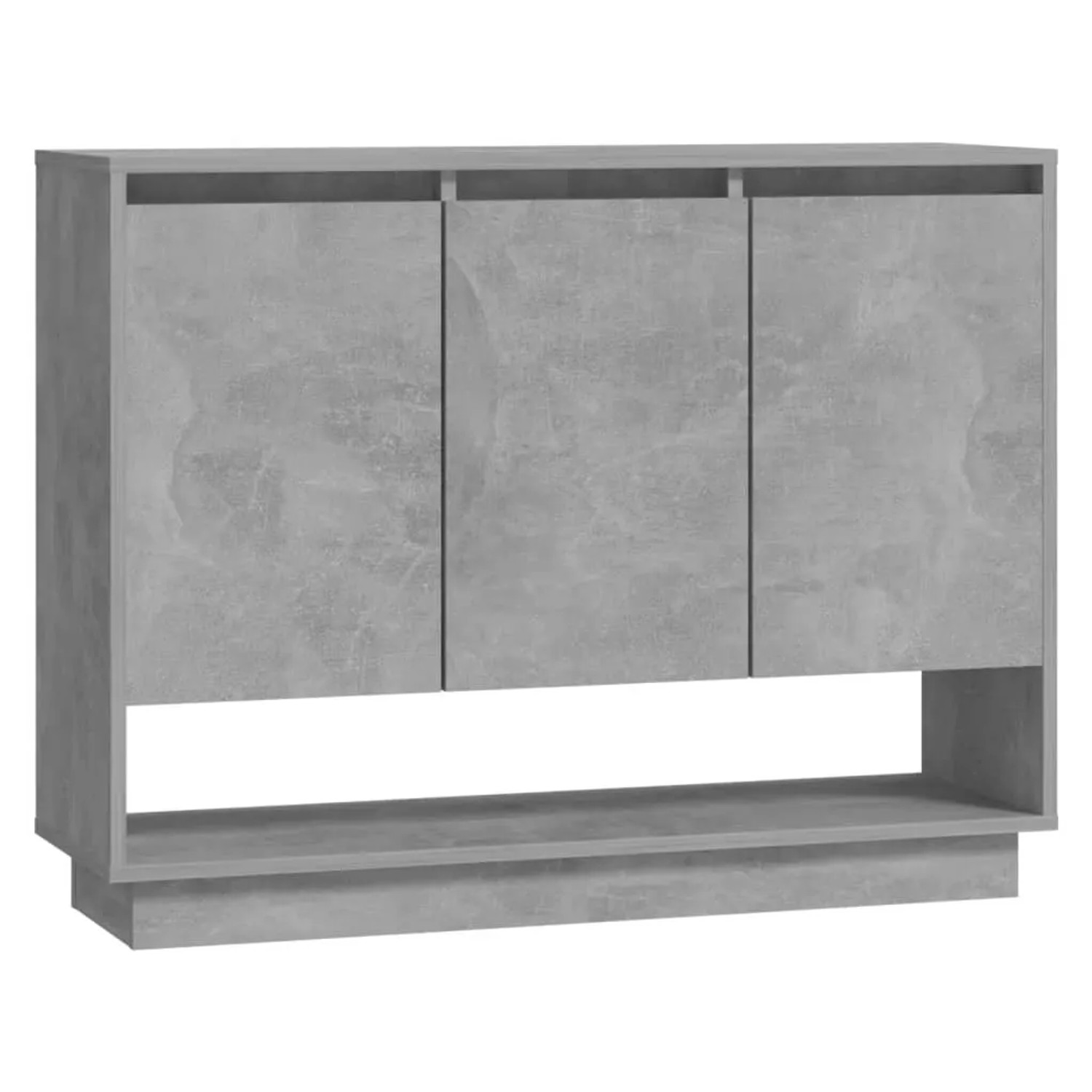 vidaXL Sideboard Betongrau 97x31x75 cm Holzwerkstoff 809534