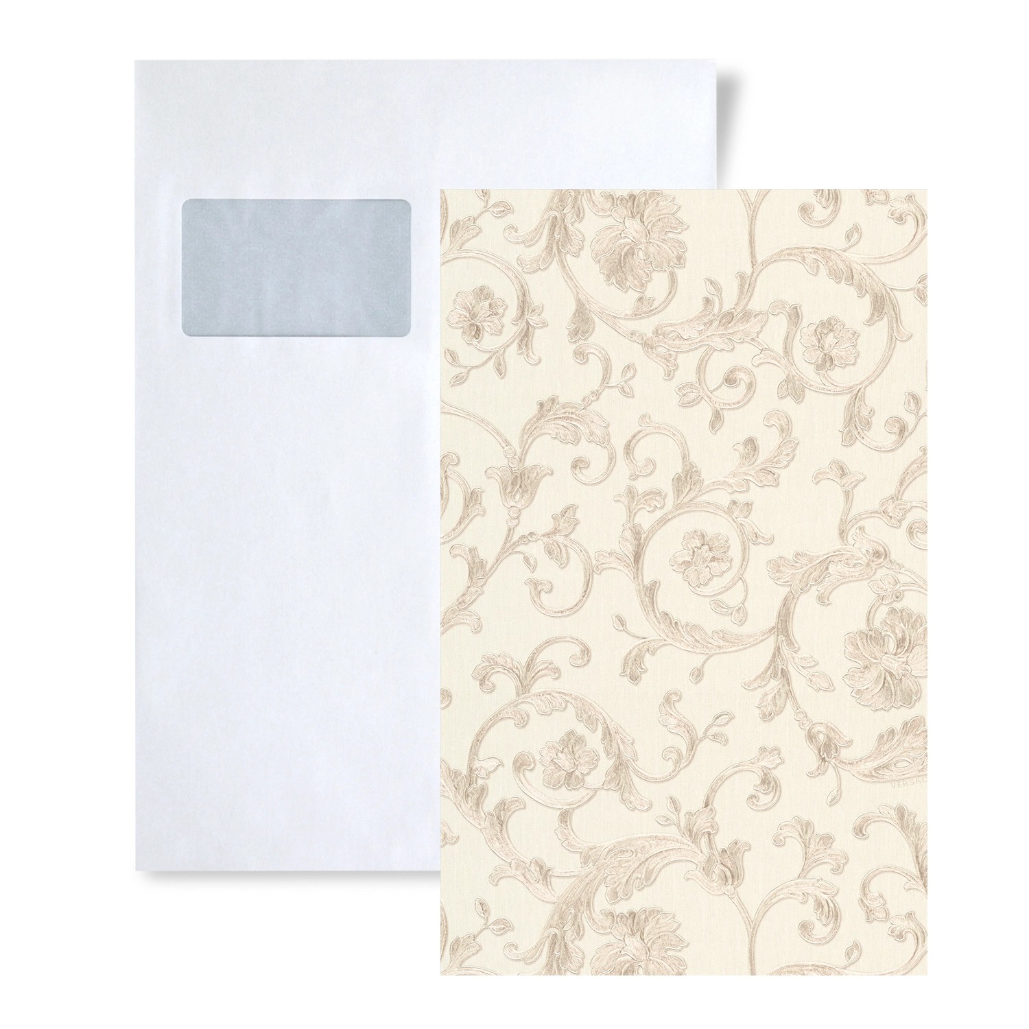 PROFHOME 1 MUSTERSTÜCK S-343263-GU DIN A4 MUSTER der Blumen Tapete günstig online kaufen