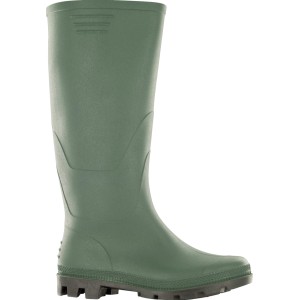 Grüner PVC Stiefel Polska Größe 44 für Garten und Freizeit.