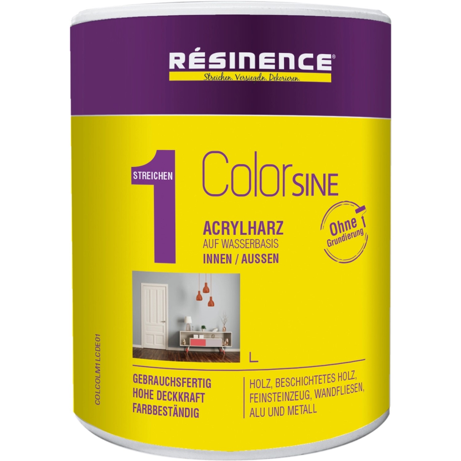 Resinence Colorsine Buntlack Magnet seidenmatt 1 l