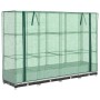 Furnicato Hochbeet mit Gewächshausaufsatz in Rattan-Optik, 160x40x123 cm.