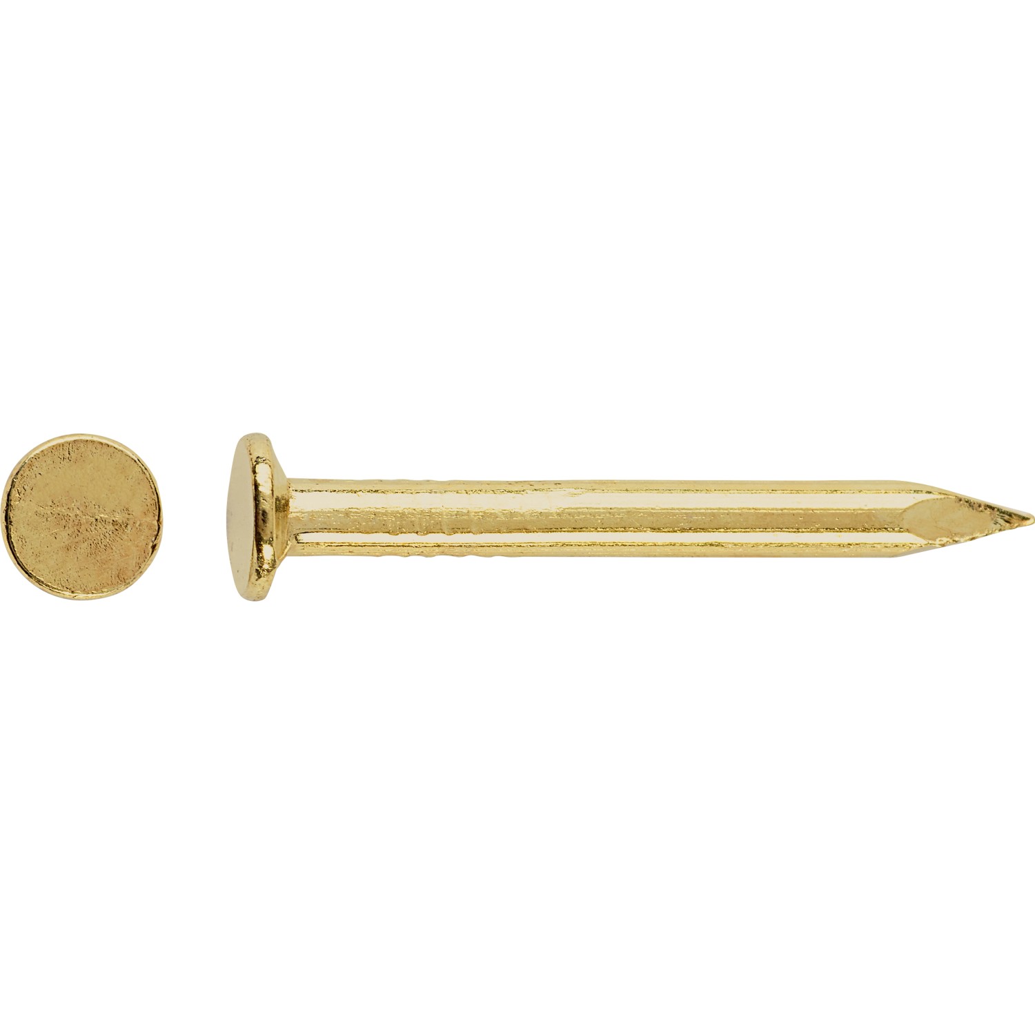 LUX Kammzwecken Ø 1,4 mm x 14 mm Vermessingt 100 Stück